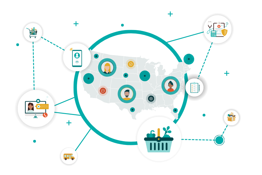 Network Map - Transparent background